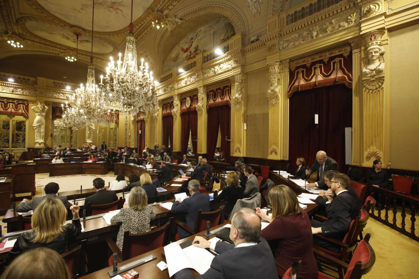 Vista general del Parlamento de las Islas Baleares.