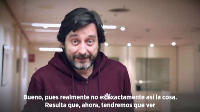 El portavoz de Podemos, Rafa Mayoral.