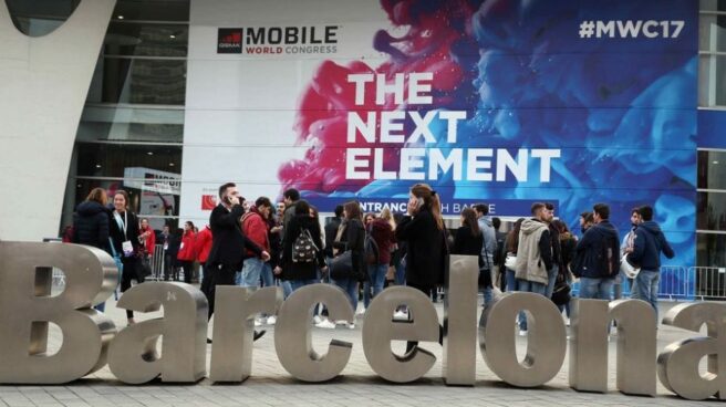 Recinto en Barcelona del Mobile World Conress en 2017.