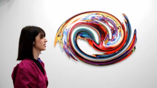 Obra "Espiral" del artista cubano Fabelo Hung.