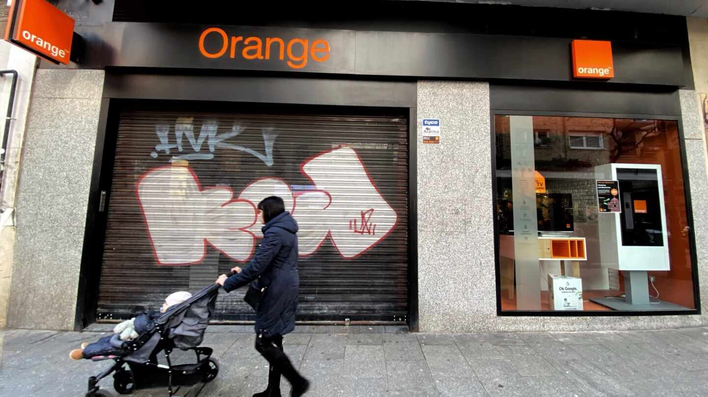 Una tienda del grupo Orange.
