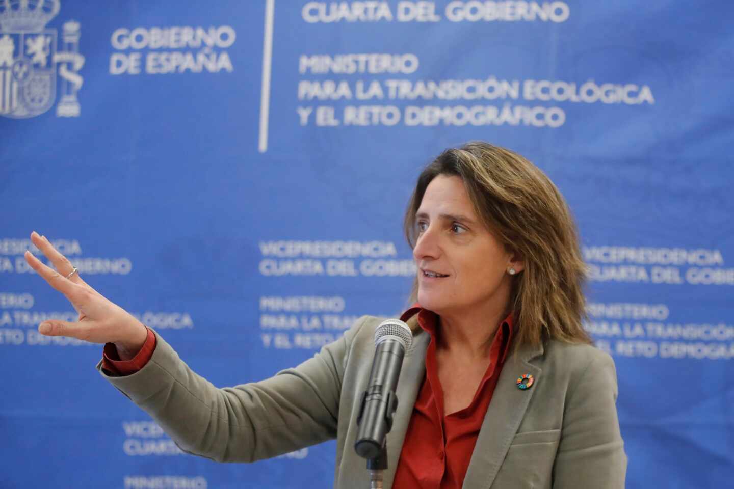 La vicepresidenta y ministra para la Transición Ecológica, Teresa Ribera.