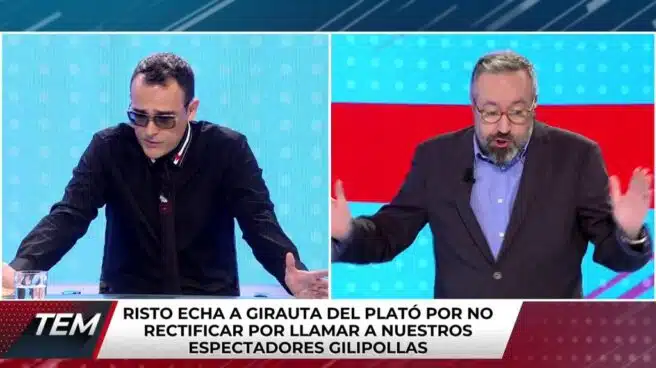 Risto Mejide expulsa a Girauta del plató de 'Todo es mentira': "Si me insultan contesto"