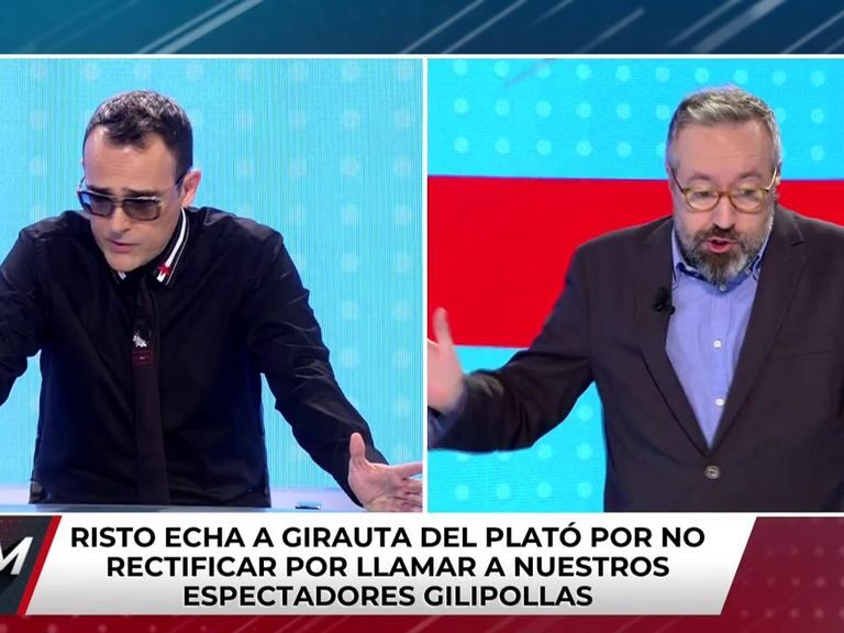Risto Mejide expulsa a Girauta del plató de 'Todo es mentira': "Si me insultan contesto"