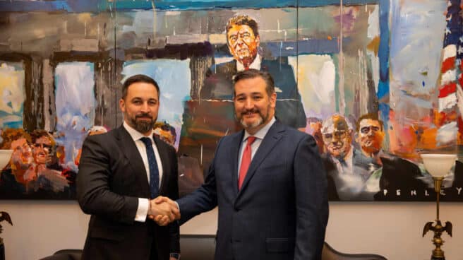Santiago Abascal, con el senador Ted Cruz en su visita a Estados Unidos