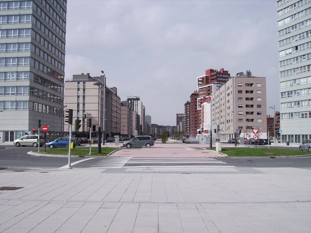 Avenida Juan Carlos I de Vitoria.