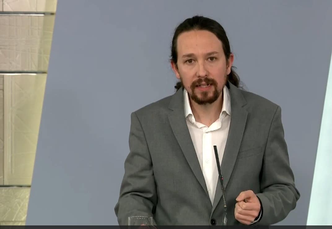 Iglesias afirma que la UE no sobrevivirá si no aprueba un ingreso mínimo para sus ciudadanos