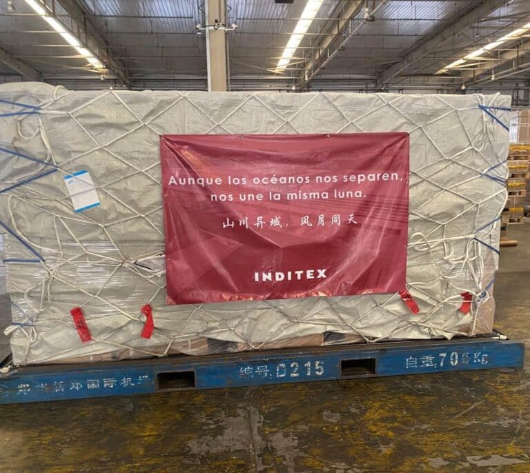 La donación de Inditex a la sanidad pública por el coronavirus, lista para su envío desde China