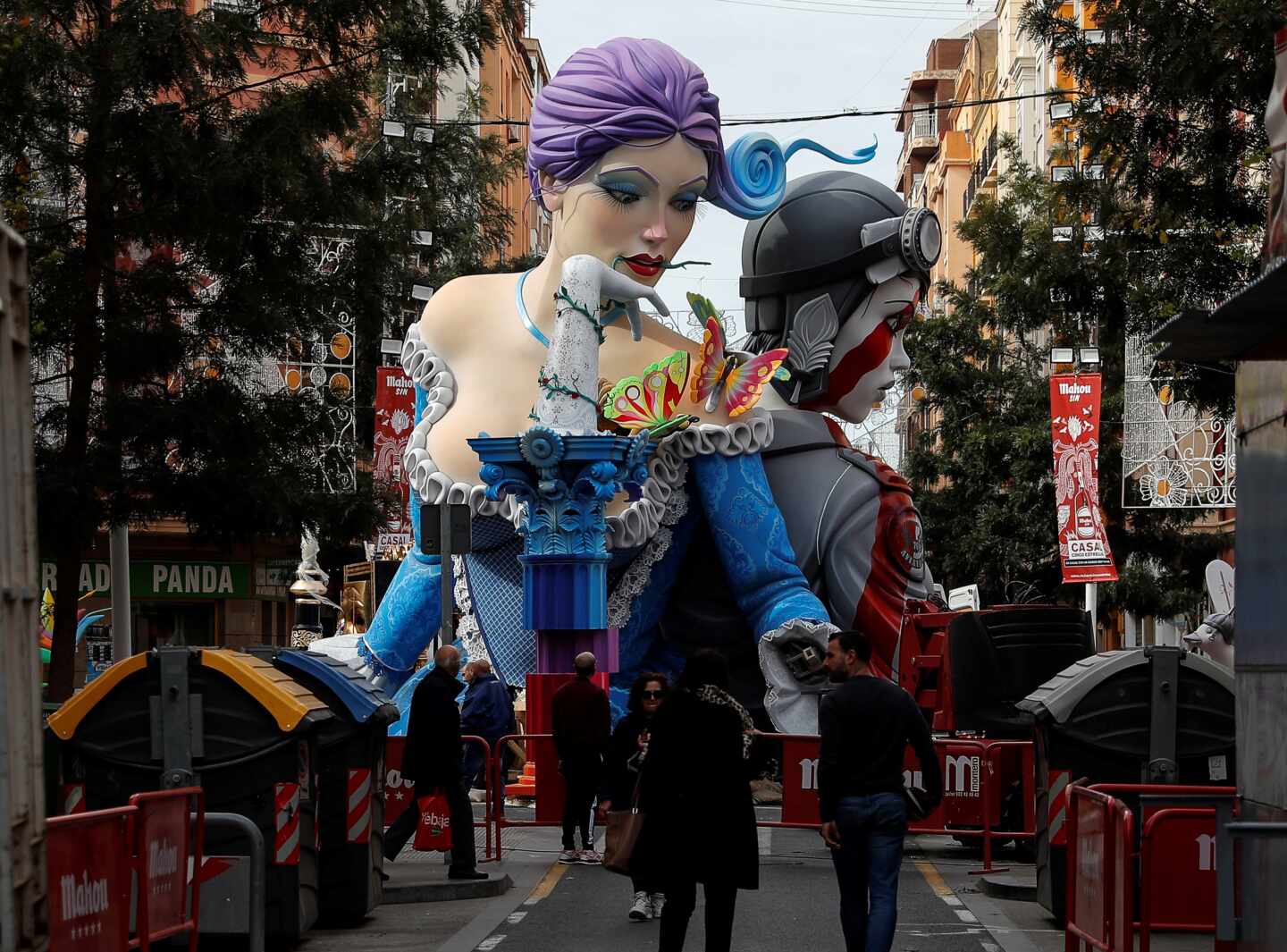 Imagen de las Fallas de Valencia.