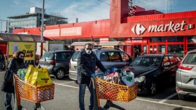 La avalancha de pedidos colapsa el servicio "online" de los supermercados