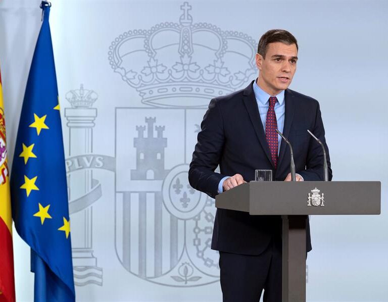 Señal en directo: siga la comparecencia de Pedro Sánchez
