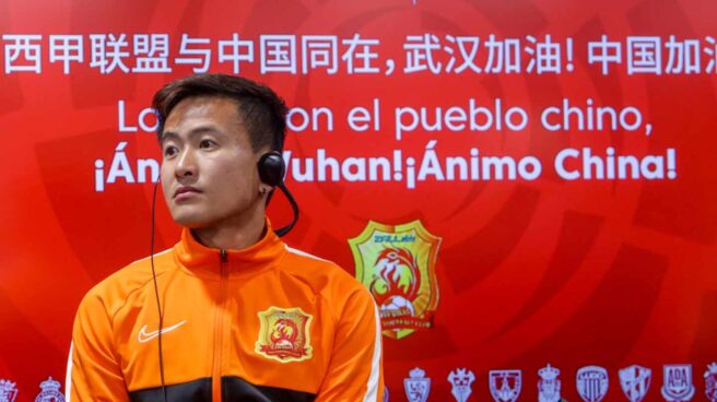 Recepción a principios de marzo de LaLiga en su sede al Wuhan Zall F.C., el club de fútbol de la ciudad china.