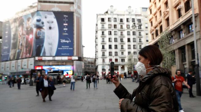 Vista de la plaza de Callao, en el centro Madrid.