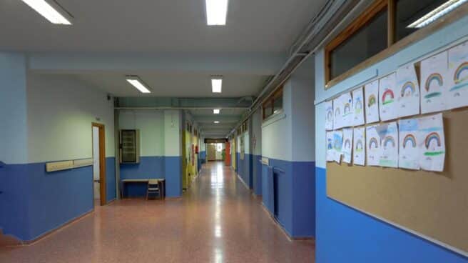 Un colegio vacío de la Comunidad de Madrid.
