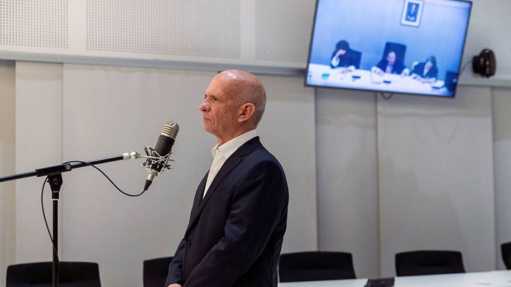 El ex jefe de Inteligencia de Venezuela, Hugo Carvajal, durante su vista de extradición en la Audiencia Nacional. EFE.