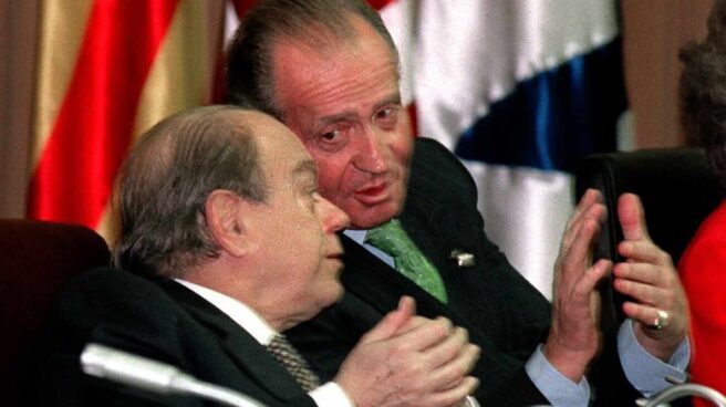 Juan Carlos I y Jordi Pujol