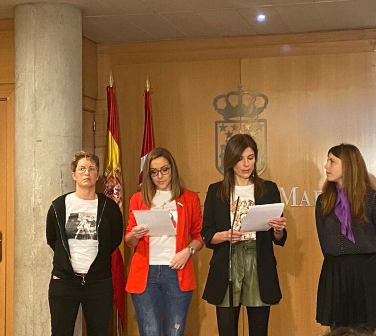 Ayuso se desmarca de la lectura de un texto por el 8-M en la que sí participa Cs