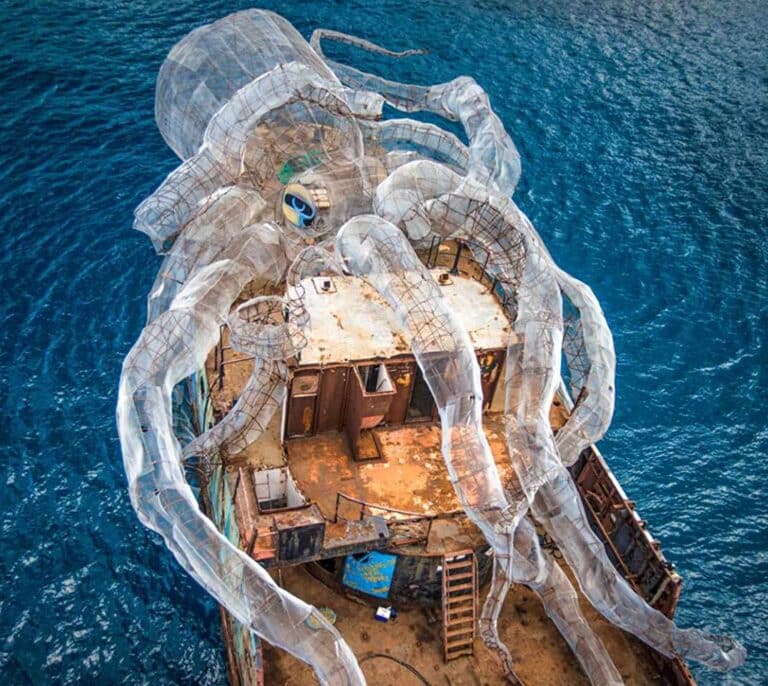 El barco de la II Guerra Mundial que se convirtió en arrecife de coral