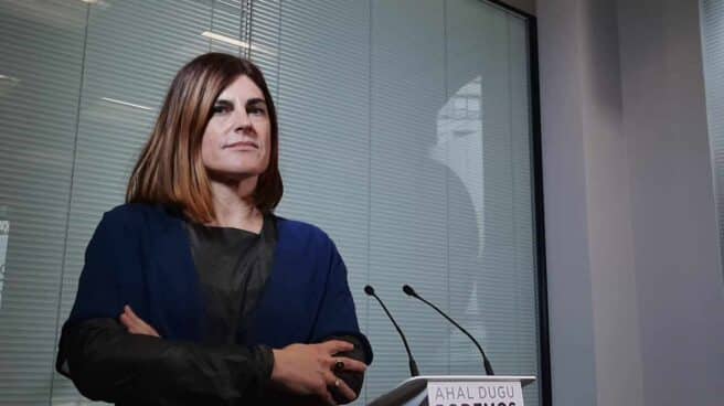 La candidata a lehendakari po Podemos, Maite Gorrotxategi, en la sede de la formación en Bilbao. La candidata a lehendakari po Podemos, Maite Gorrotxategi, en la sede de la formación en Bilbao.