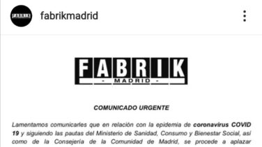Fabrik cierra sus puertas a causa del coronavirus