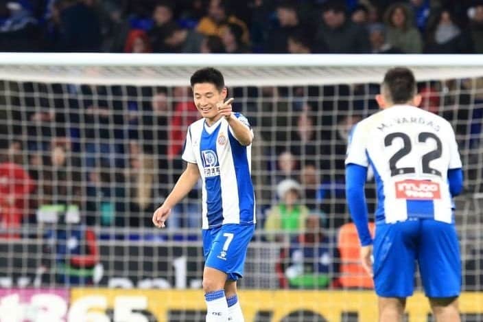 Wu Lei, delantero chino del Espanyol, da positivo por coronavirus