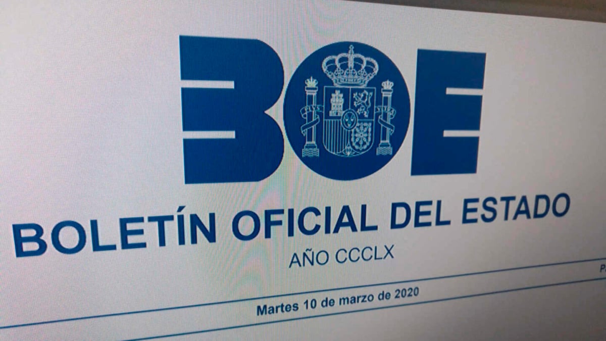El Boletín Oficial del Estado.