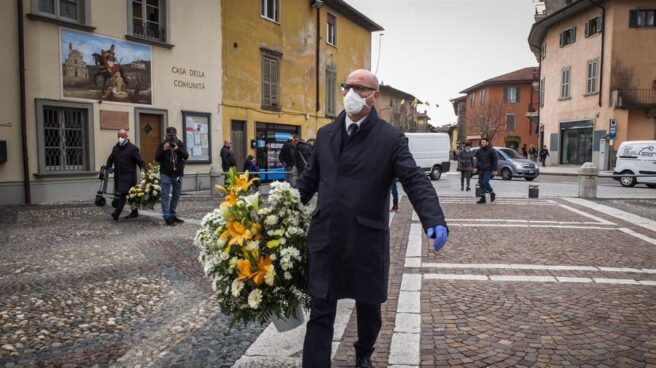 funeral mascarilla bergamo