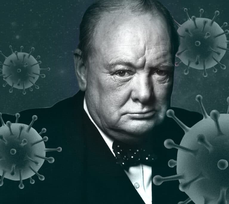 Churchill, arma verbal contra el coronavirus