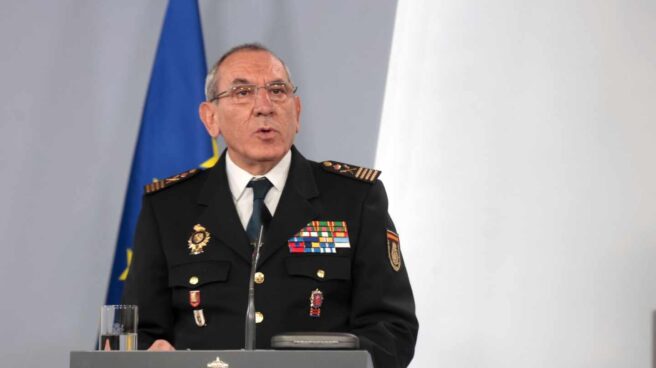 DAO de la Policía Nacional El DAO de la Policía Nacional, José Angel González, en una comparecencia informativa en La Moncloa.