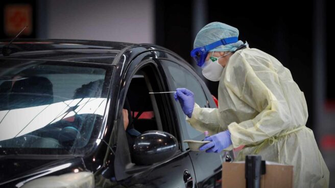 Pruebas de coronavirus en Pamplona.