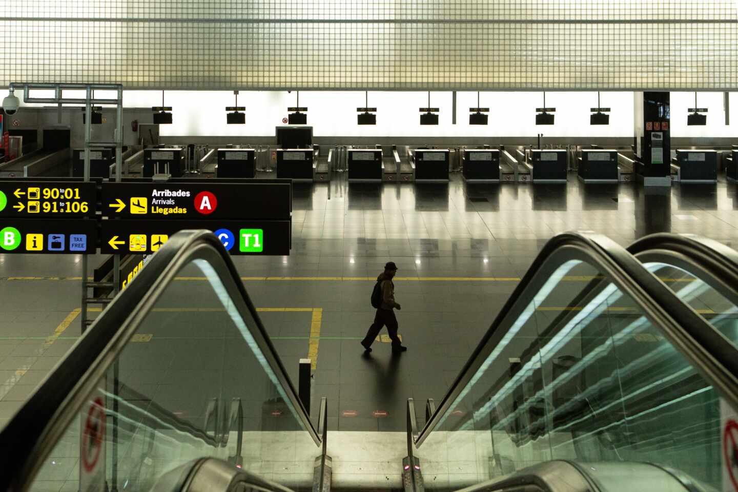 El aeropuerto de Barcelona-El Prat esta semana.