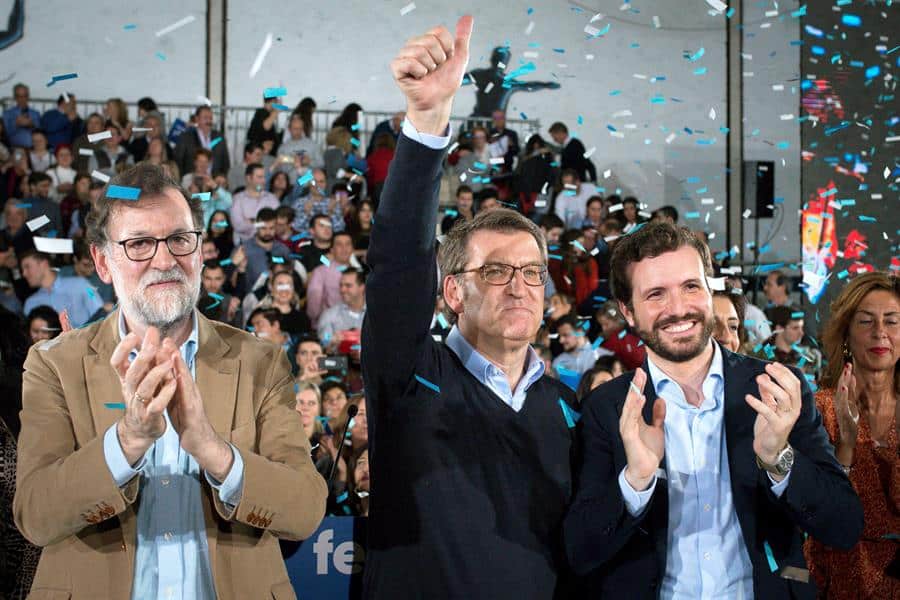 La izquierda confía en que Abascal  quite la mayoría absoluta a Feijóo en Galicia
