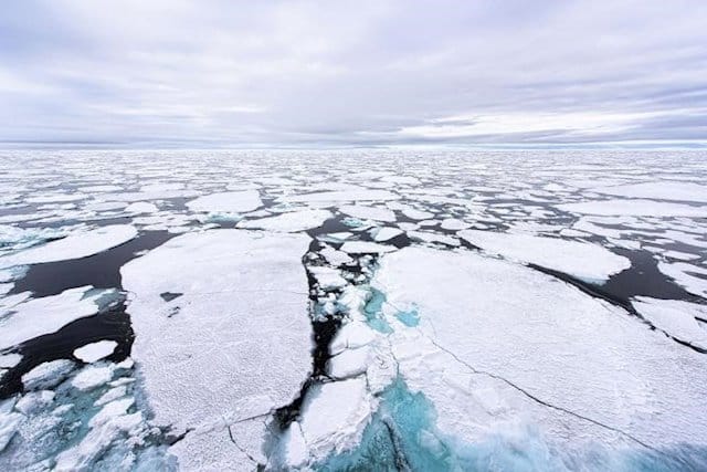 El inestable hielo del Ártico dispersará más contaminantes