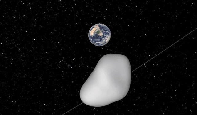 Un asteroide de 20 metros pasa junto a la Tierra 4 días tras su detección