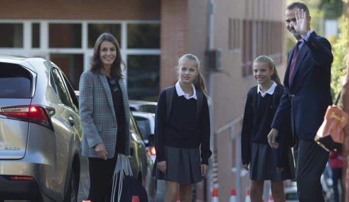 Confirmado un caso de coronavirus en el colegio donde estudia la princesa Leonor