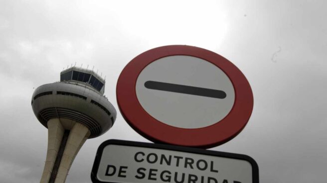 La torre de control del aeropuerto de Madrid-Barajas.