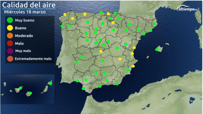 Mapa calidad del aire