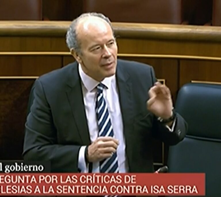 Campo también ubica la crítica de Iglesias al Poder Judicial en la libertad de expresión