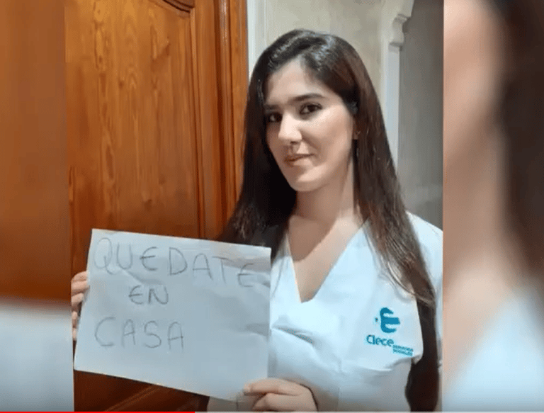 El vital mensaje del personal de Clece Ceuta para concienciar a los ciudadanos: "Quédate en casa"
