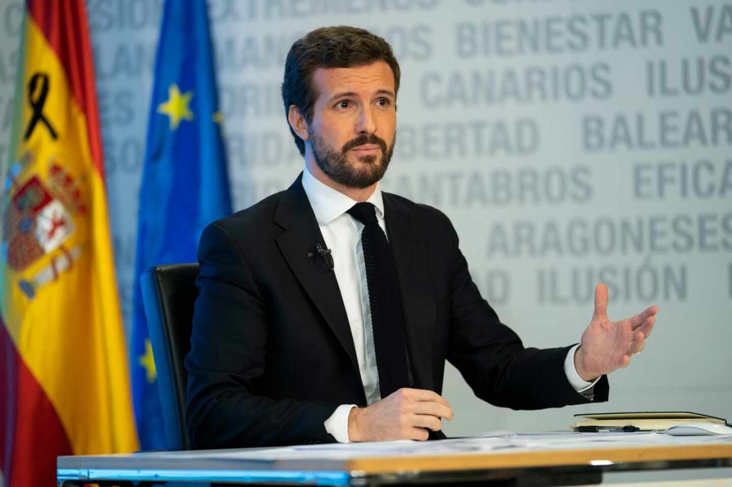 Siga en directo la comparecencia de Pablo Casado tras su reunión con Pedro Sánchez