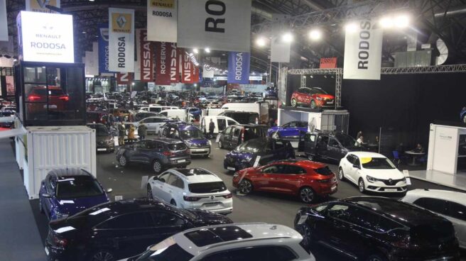 Planta de un salón del automóvil.