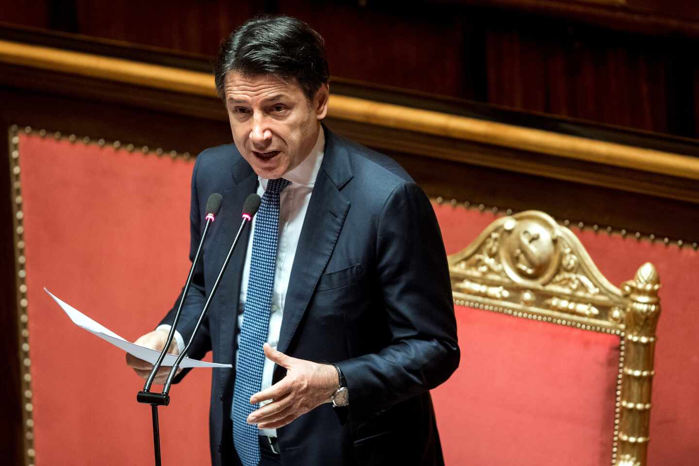 Muere un escolta de Conte, primer ministro de Italia