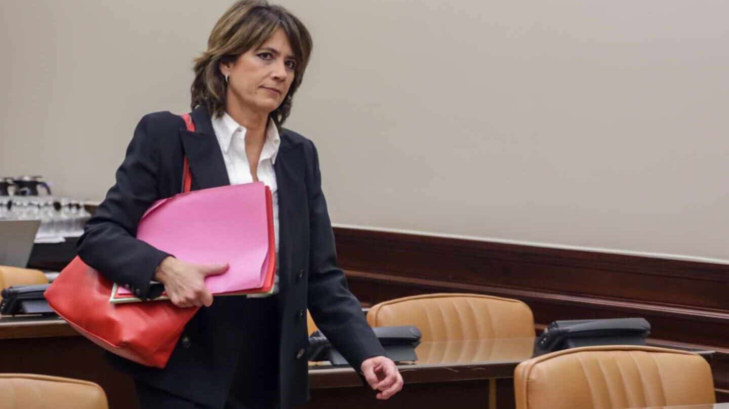 Dolores Delgado, fiscal general del Estado, en el Congreso durante su etapa de ministra de Justicia.