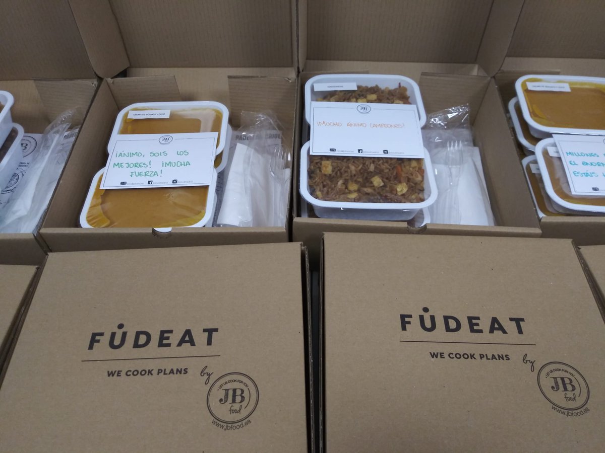 Fudeat pone en marcha el envío de cajas de comida a los sanitarios del SUMMA