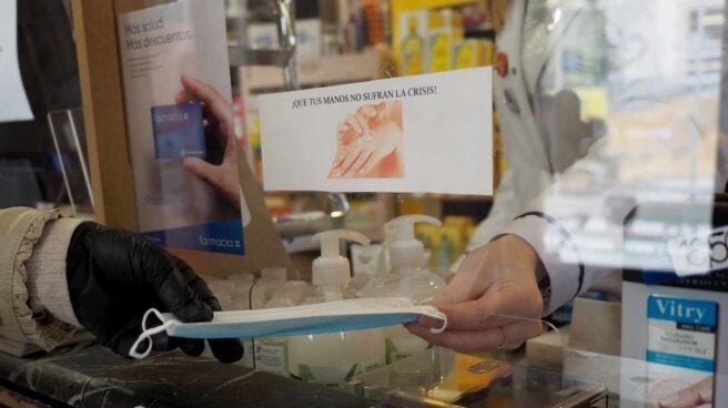 Venta en una farmacia.