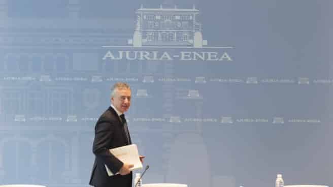 El lehendakari Iñigo Urkullu tras una comparecencia pública. El lehendakari Iñigo Urkullu tras una comparecencia pública.