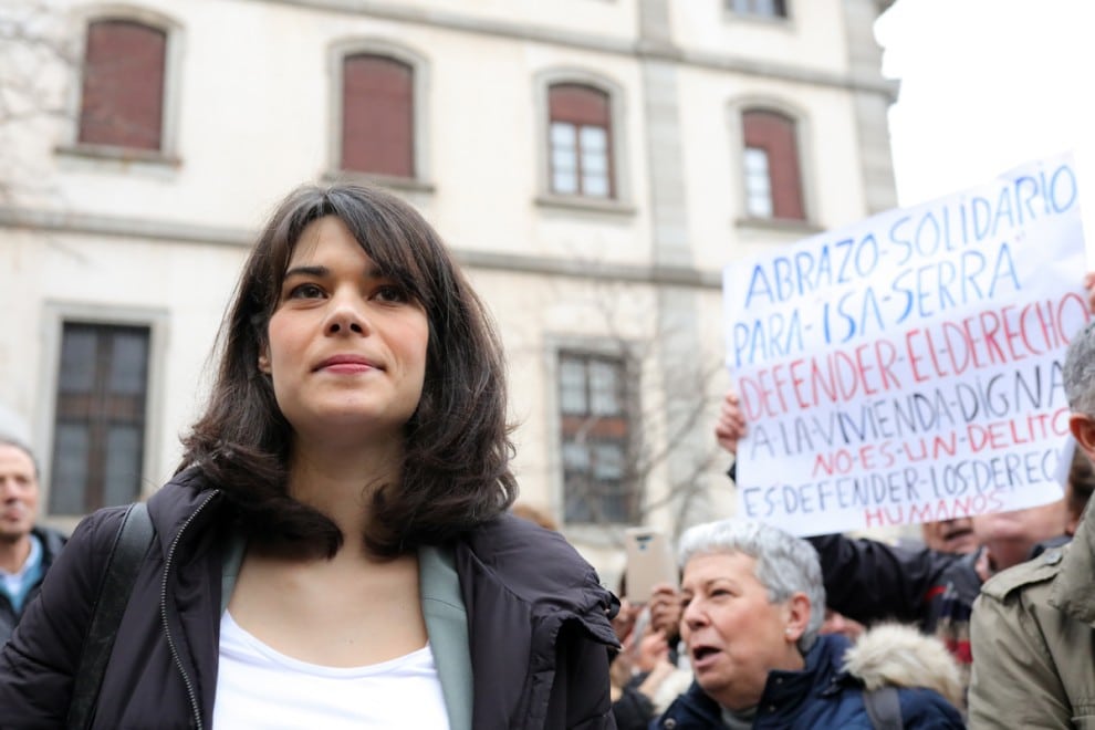 Isa Serra, condenada por agredir a la Policía, nueva portavoz de Podemos