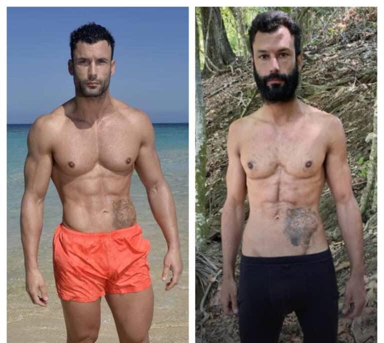El espectacular cambio físico de los supervivientes