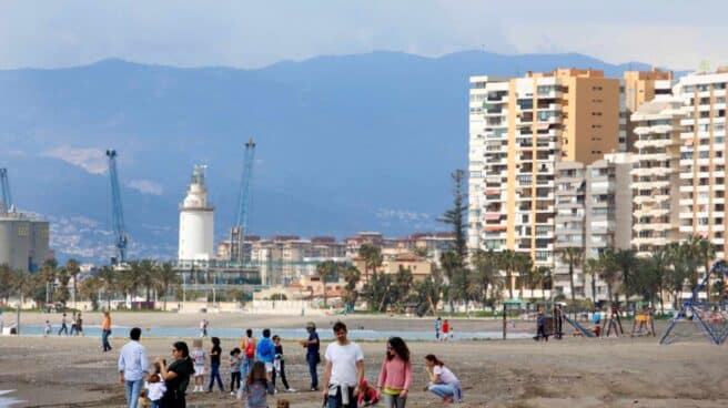 Alivio del confinamiento en Málaga.