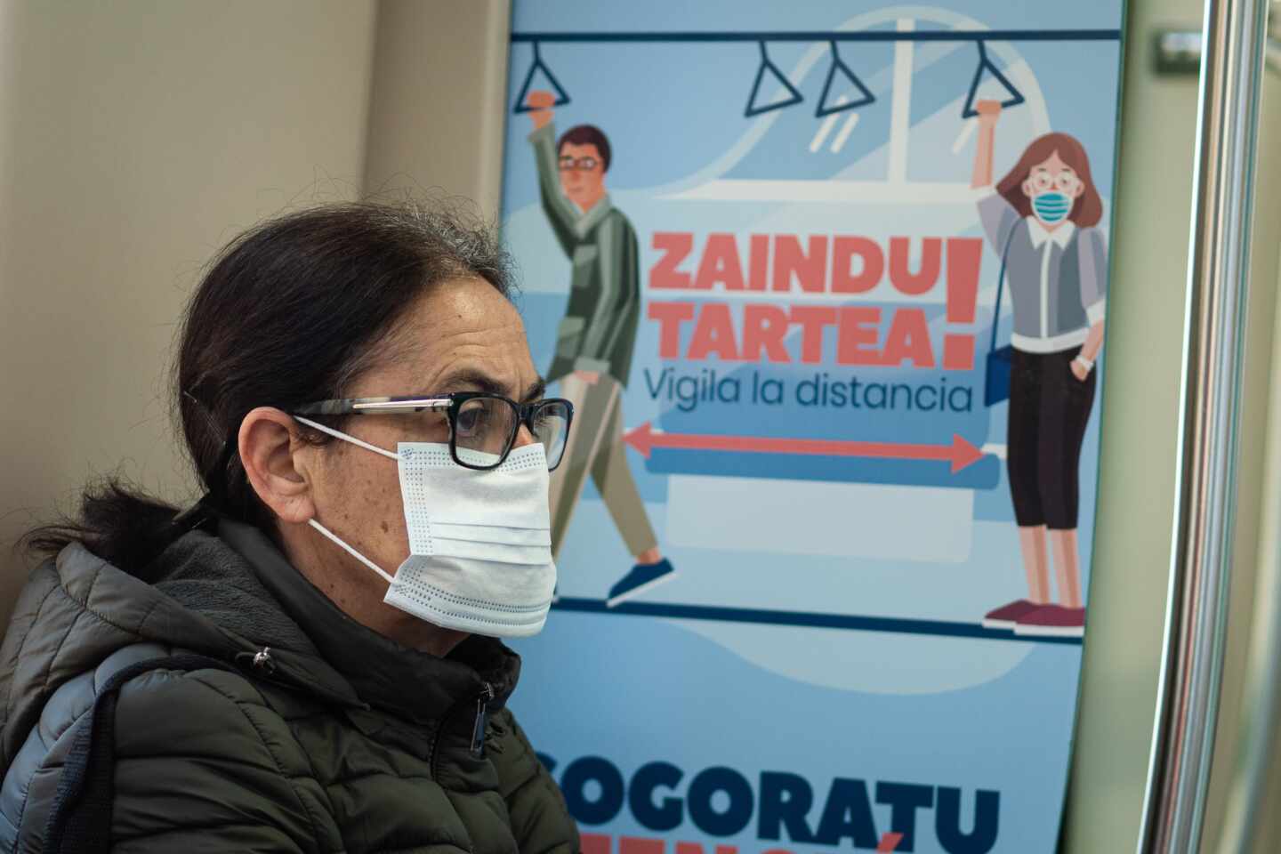Euskadi obligará llevar mascarilla en el transporte público y no superar 37 grados de fiebre